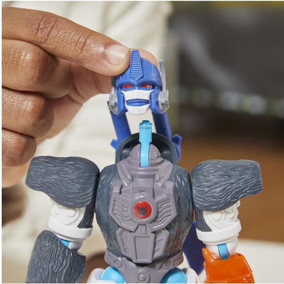 Transformers Mix Mashers Optimus Primal Beast Wars  Action Figure Playset Hasbro - Picture 3 of 5